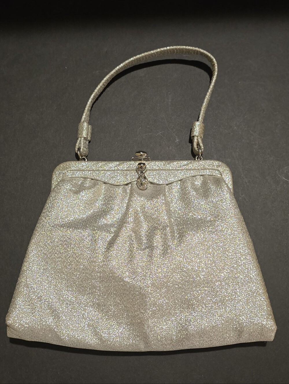 Vintage 1950's After Five Silver Purse